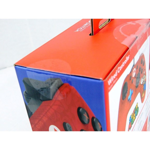 Nintendo Switch Wired Controller Super Mario PowerA Game Controller 10ft Cable - Picture 5 of 12
